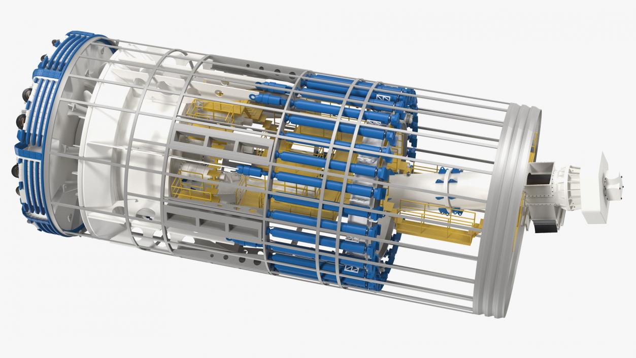 Tunnel Boring Machine Cutterhead 3D