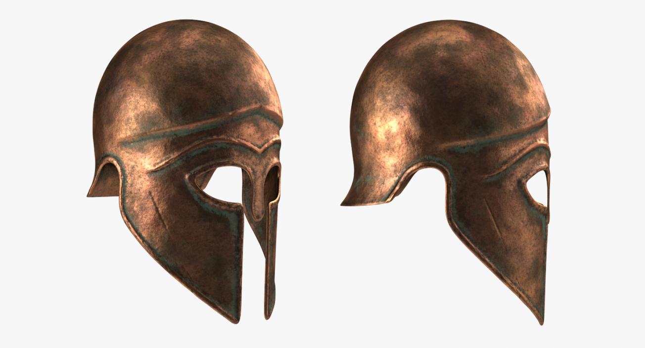 Bronze Corinthian Helmet 3D model