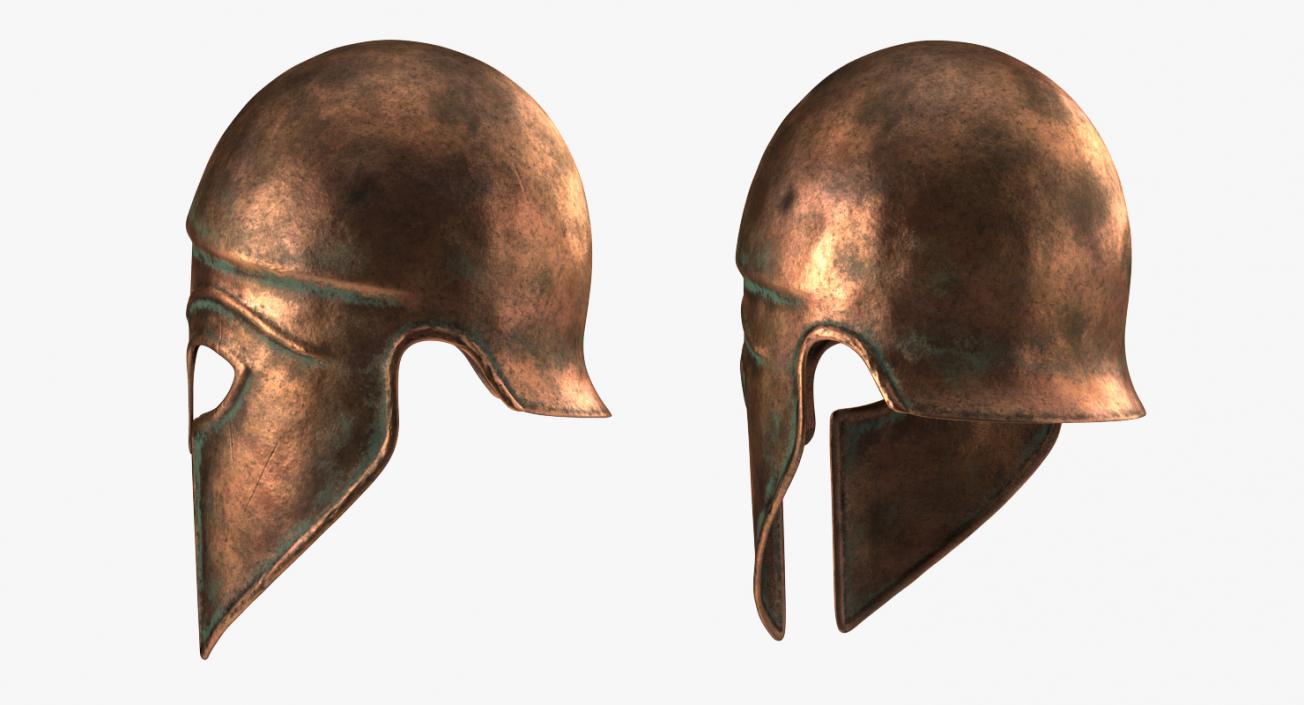 Bronze Corinthian Helmet 3D model