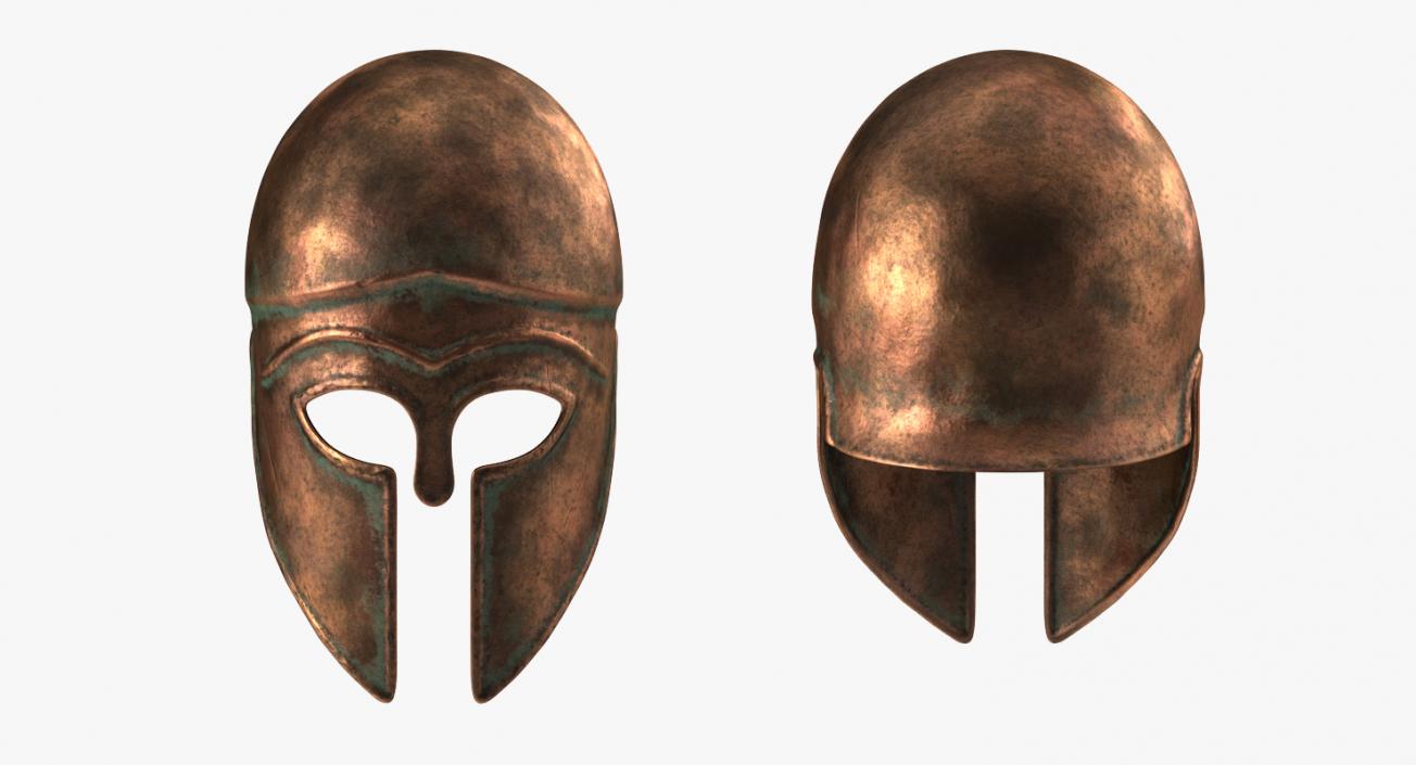 Bronze Corinthian Helmet 3D model