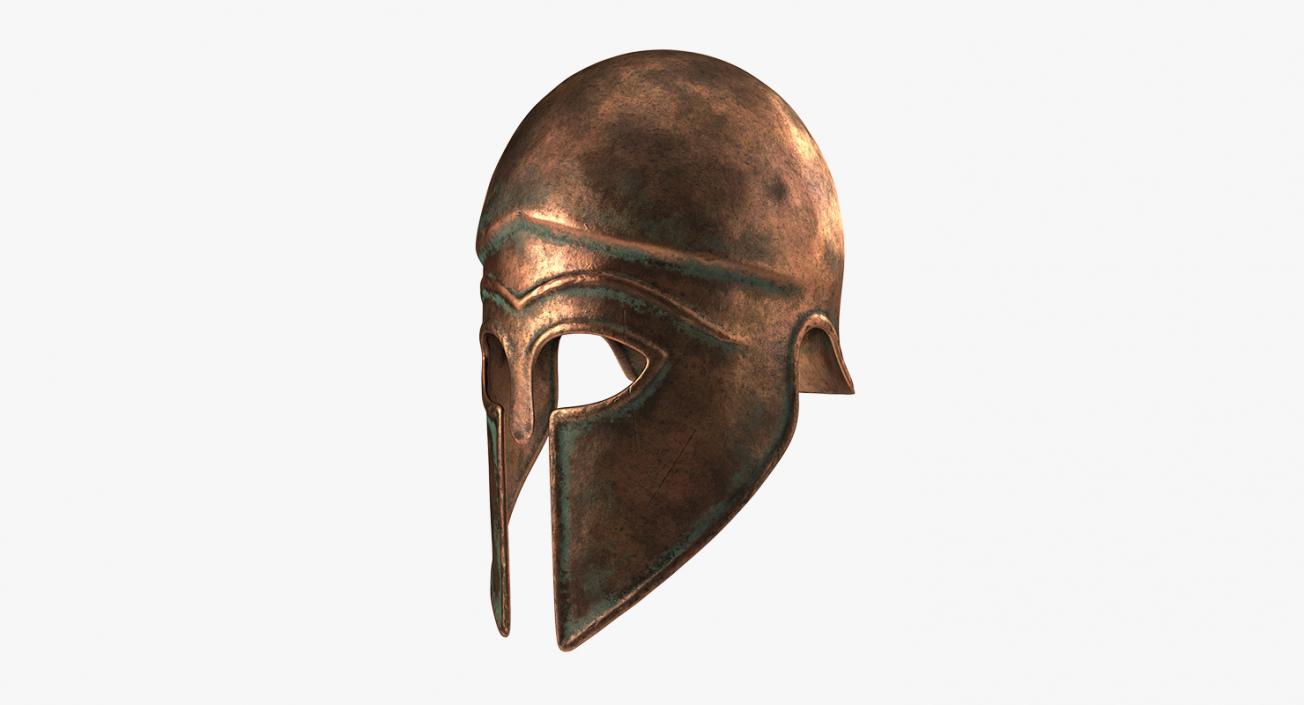 Bronze Corinthian Helmet 3D model