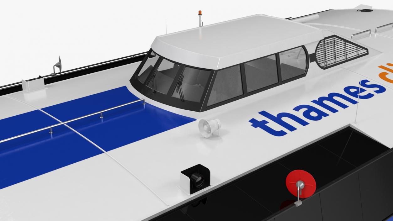 River Thames London Passenger Boat Aurora Clipper 3D model