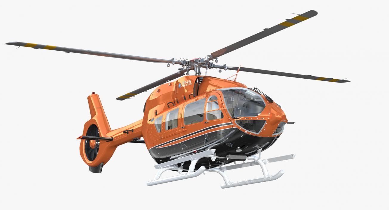 Airbus Helicopters H145 with Interior 3D