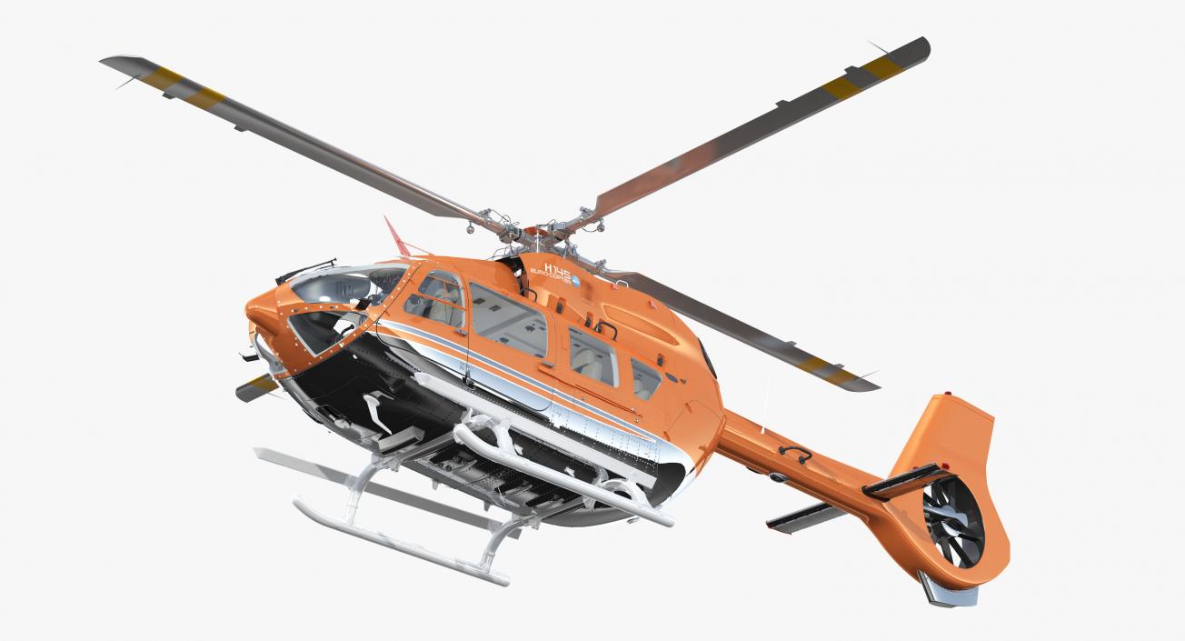 Airbus Helicopters H145 with Interior 3D