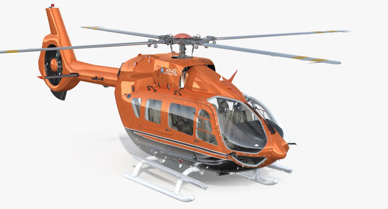 Airbus Helicopters H145 with Interior 3D