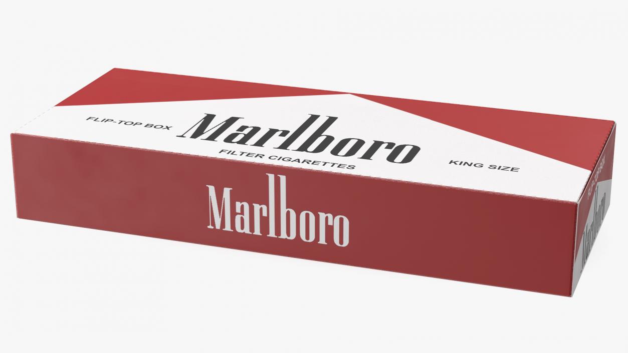 3D model Carton Cigarettes Box Marlboro