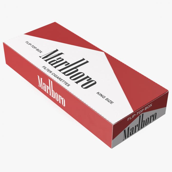 3D model Carton Cigarettes Box Marlboro