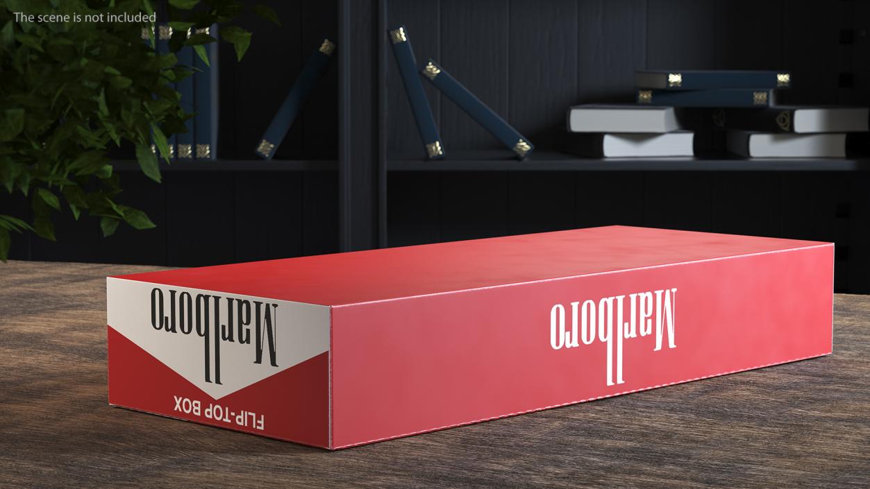 3D model Carton Cigarettes Box Marlboro