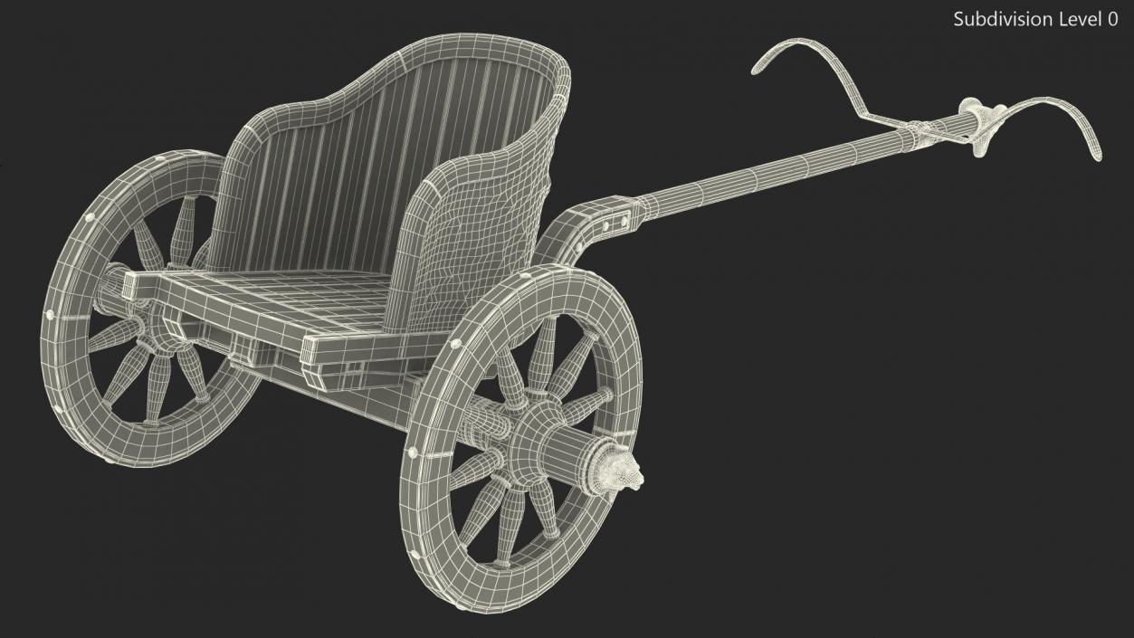 3D Roman Chariot model