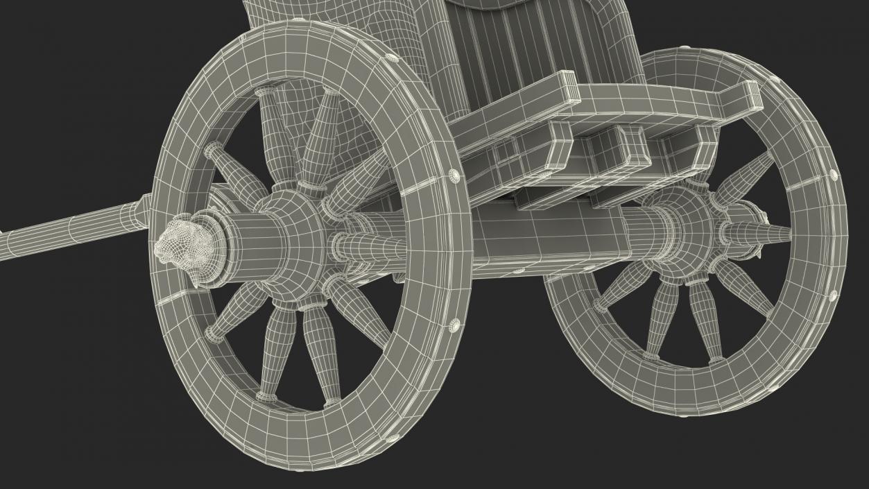 3D Roman Chariot model