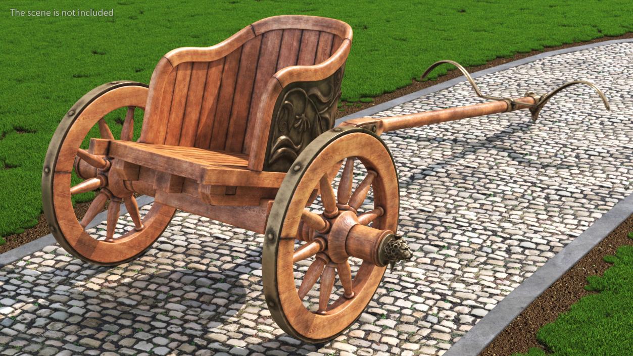 3D Roman Chariot model