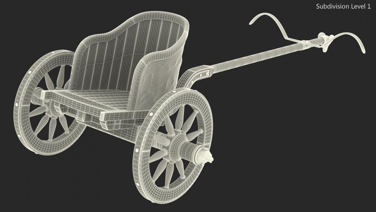 3D Roman Chariot model