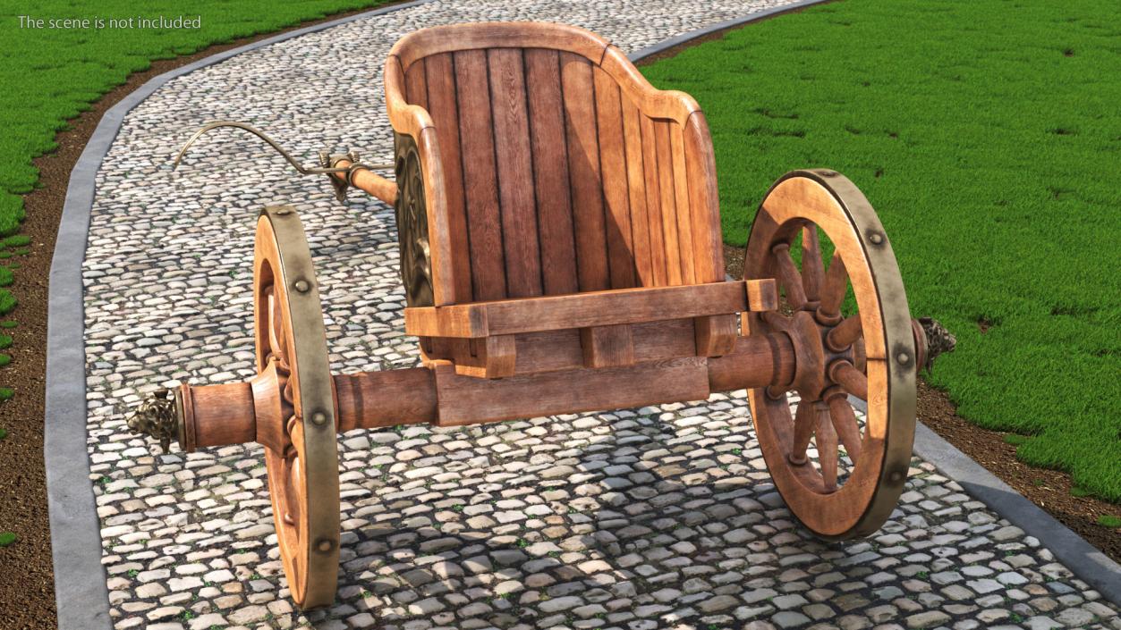 3D Roman Chariot model