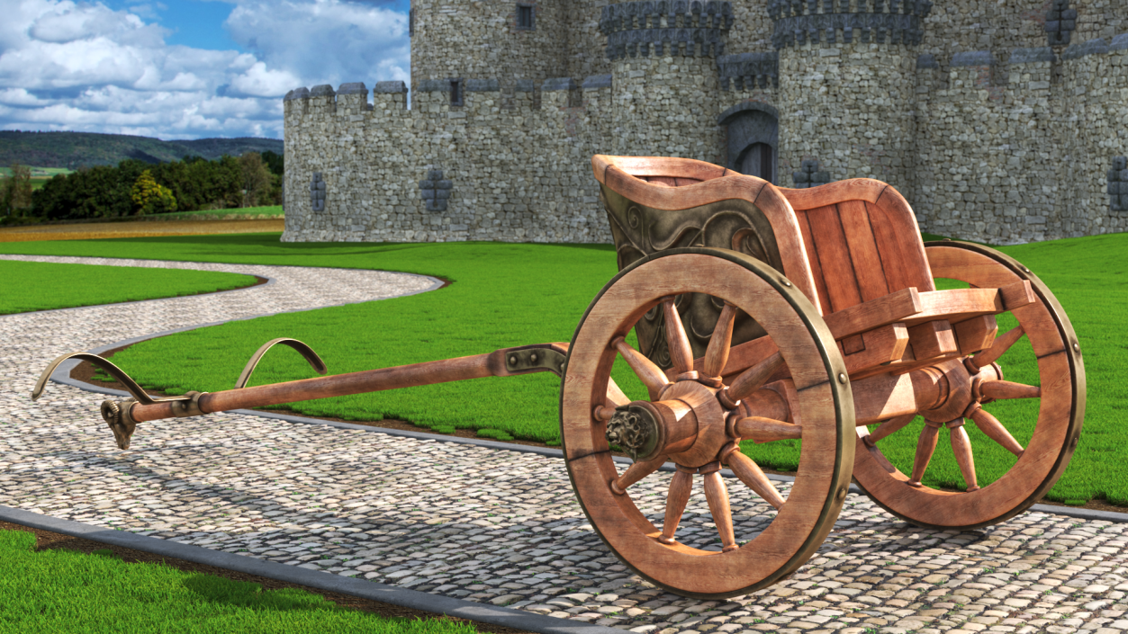 3D Roman Chariot model