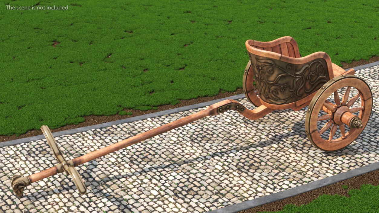 3D Roman Chariot model