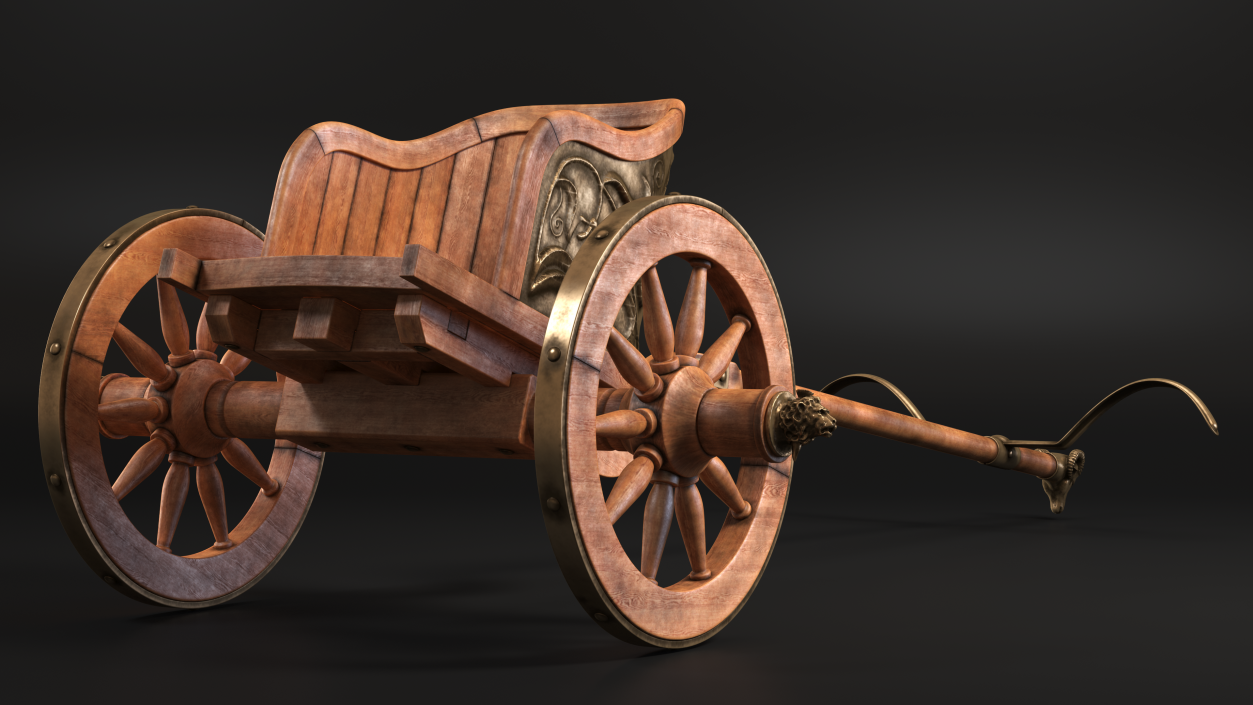 3D Roman Chariot model