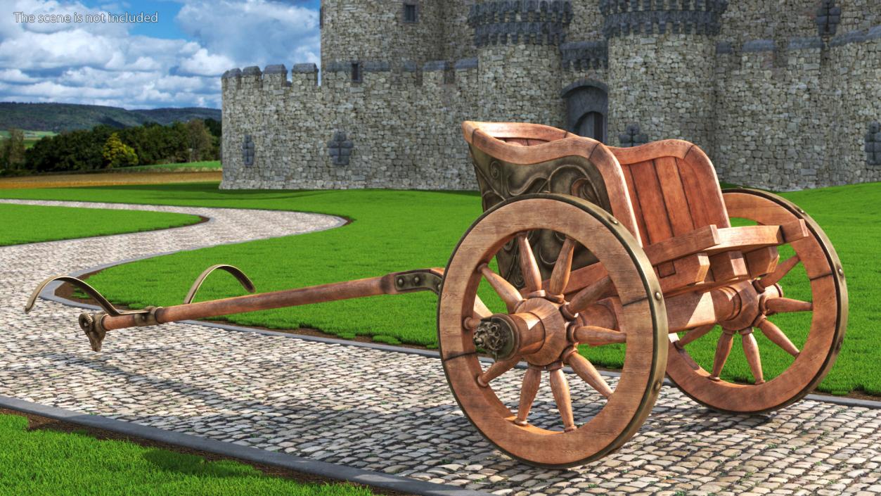 3D Roman Chariot model