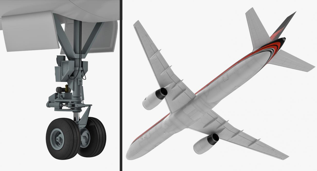 Donald Trumps Private Boeing 757 Rigged 3D model