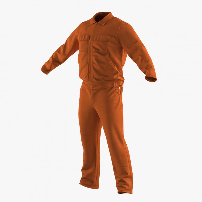 Builder Long Sleeve Coveralls 3D model