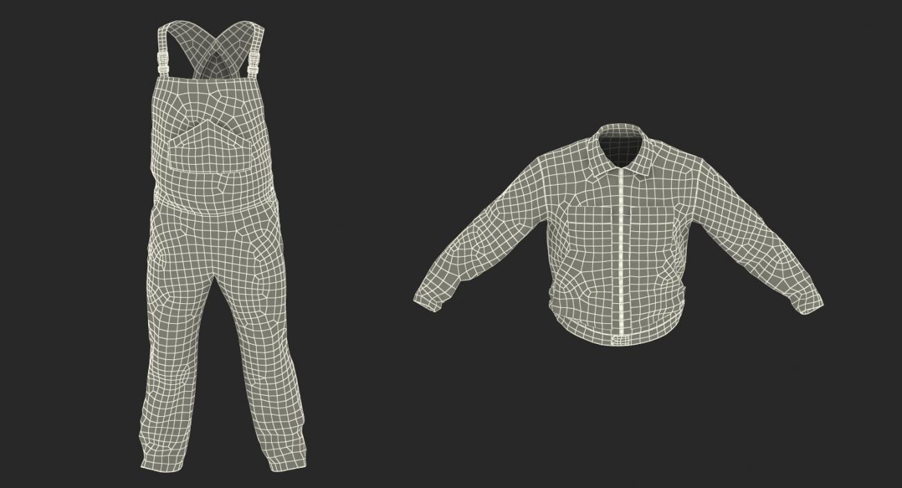 Builder Long Sleeve Coveralls 3D model