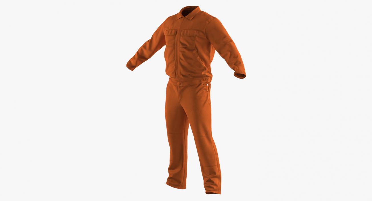 Builder Long Sleeve Coveralls 3D model