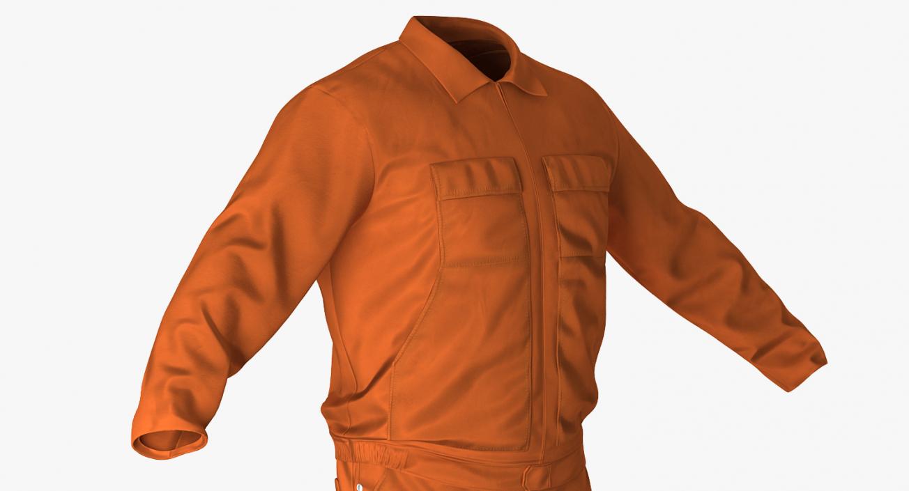 Builder Long Sleeve Coveralls 3D model