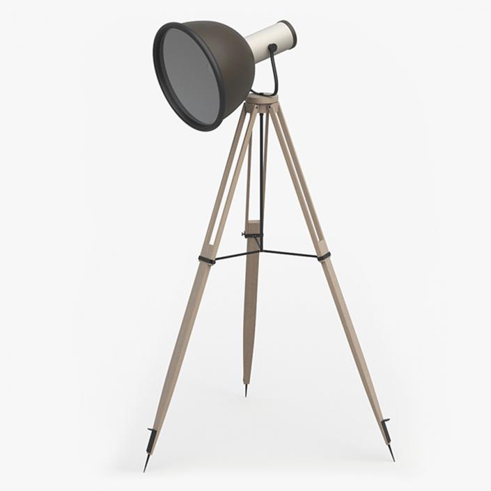 3D model Tripod Floorstanding Lamp