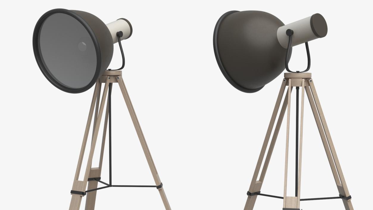 3D model Tripod Floorstanding Lamp