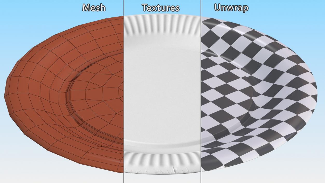 3D Paper Plate 2 model