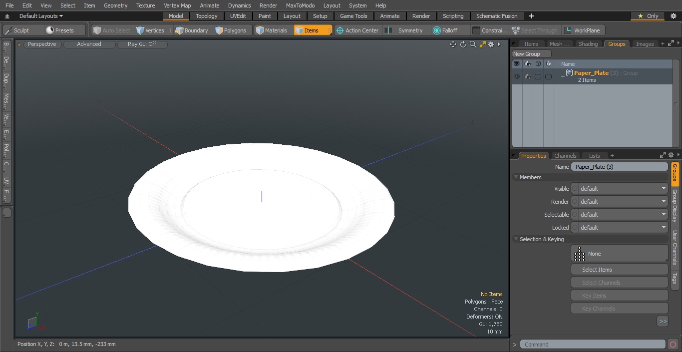 3D Paper Plate 2 model