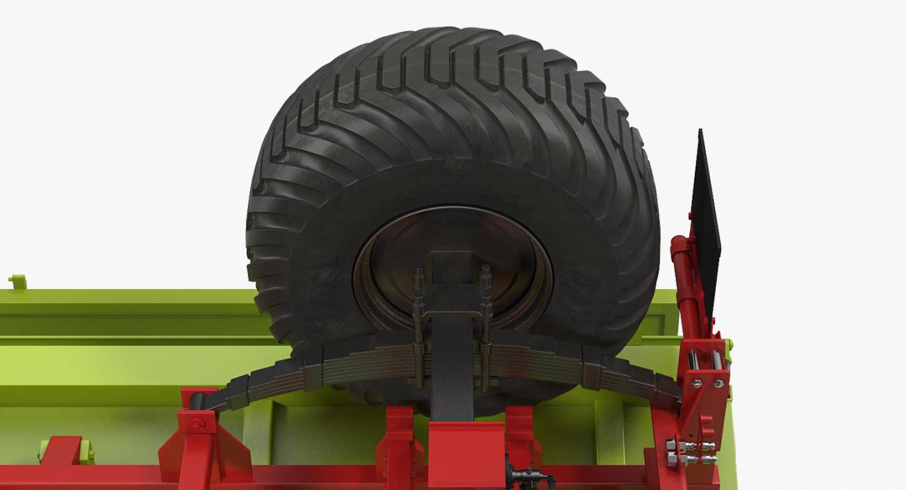 Conow HW-80 v9 Dump Trailer Rigged 3D model