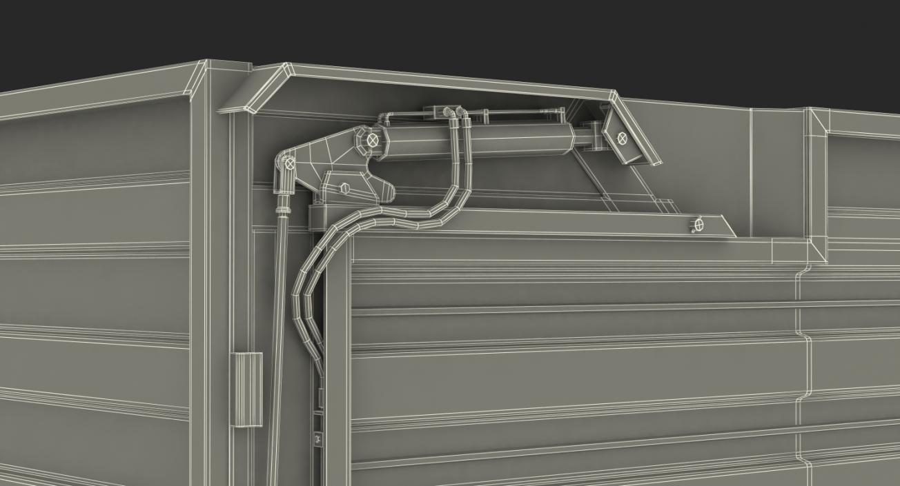 Conow HW-80 v9 Dump Trailer Rigged 3D model