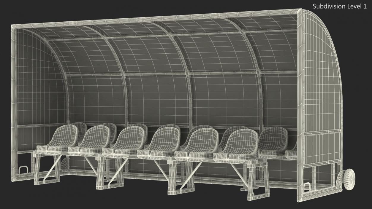 3D Team Shelter Forza model