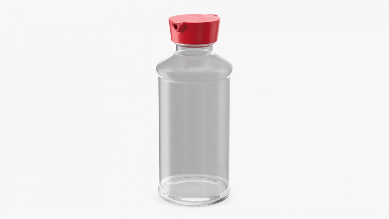 3D Sauce Bottle with Dispenser Empty model