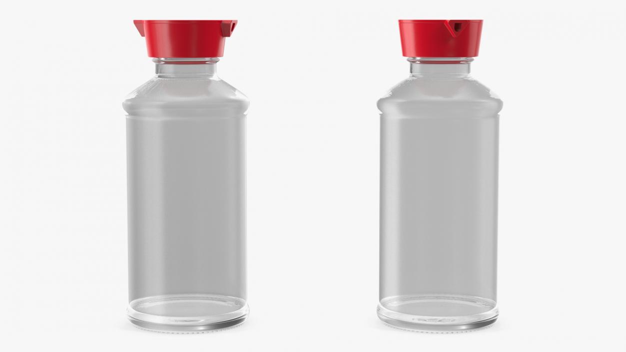 3D Sauce Bottle with Dispenser Empty model