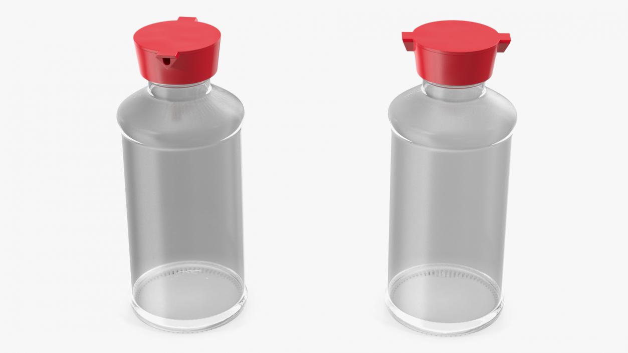 3D Sauce Bottle with Dispenser Empty model