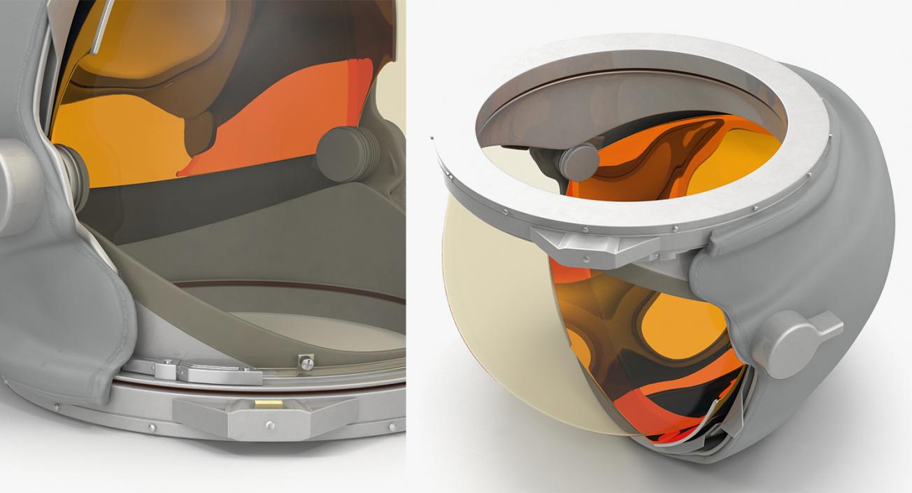 Space Helmets Collection 3D model