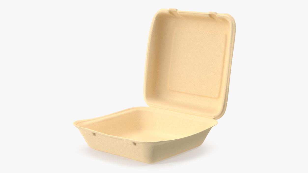 3D Bagasse Food Box