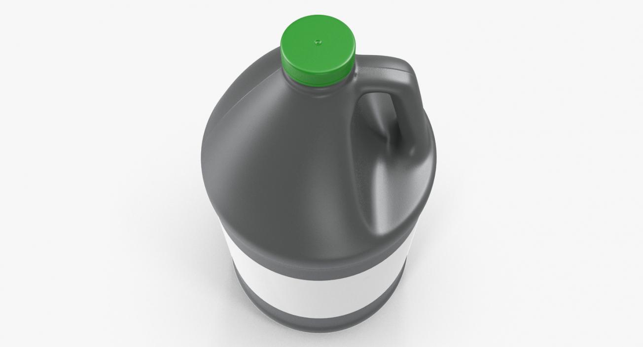 1 Gallon Industrial Round Plastic Jug 3D