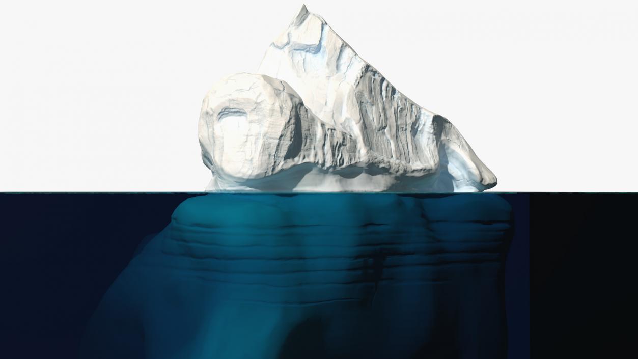 Icebergs Collection 3D model