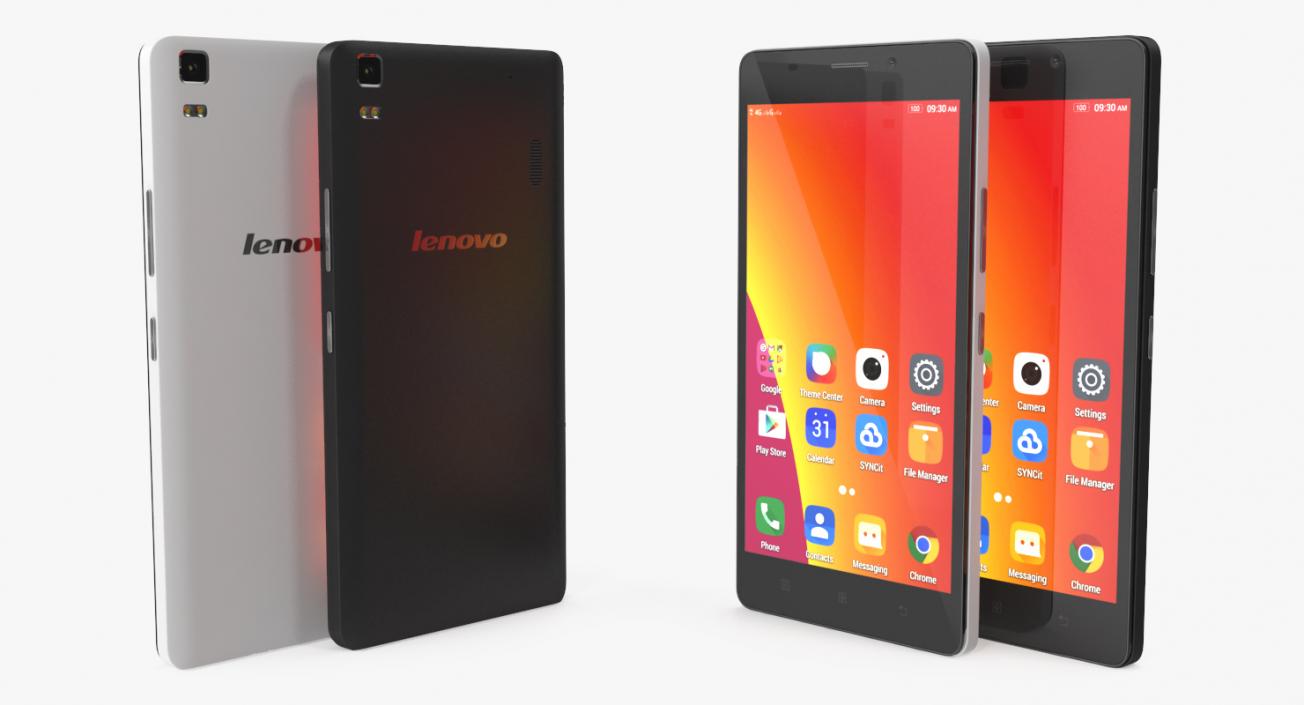 3D Lenovo A7000 Set