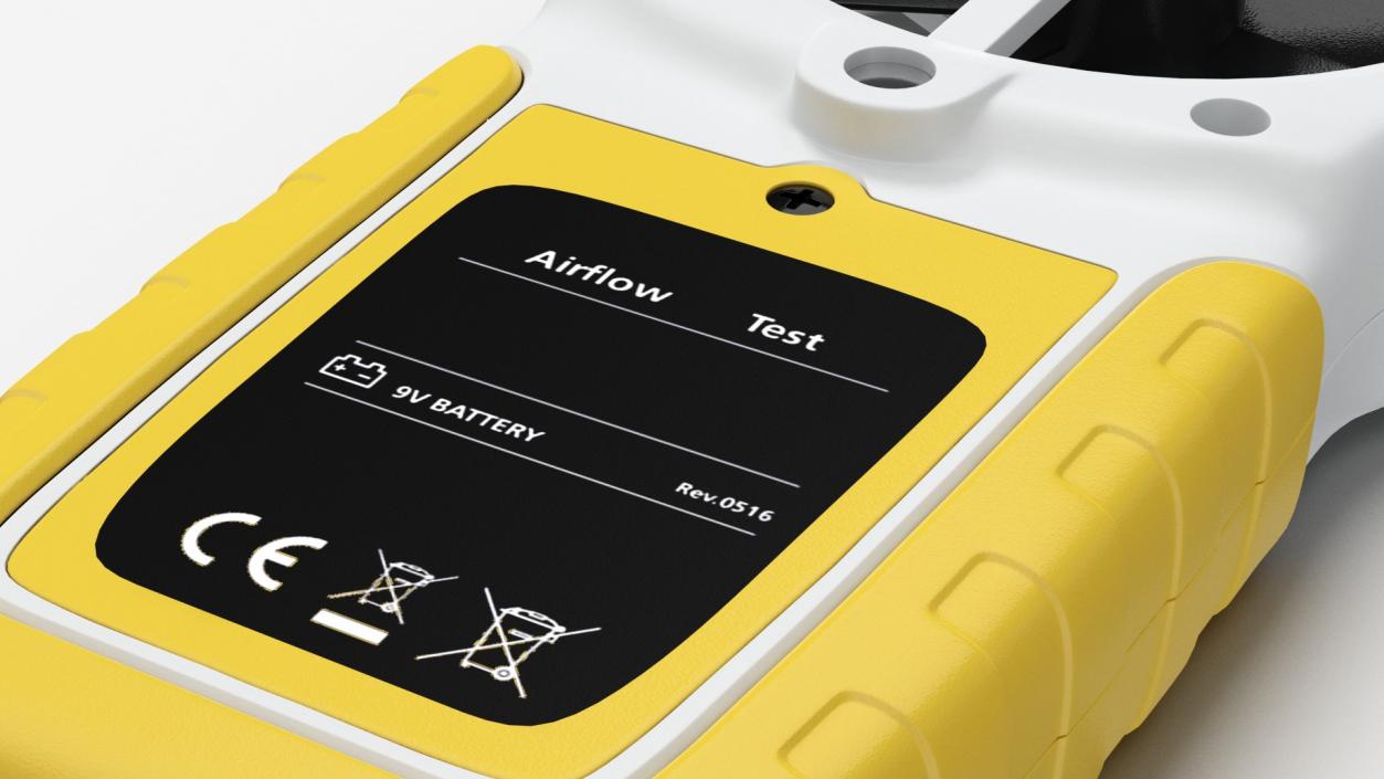 Handheld Digital Anemometer 3D