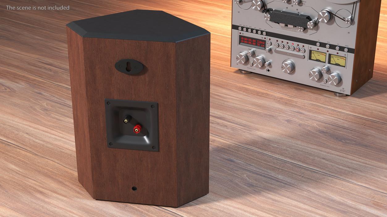 Wall Mount Home Speaker Brown 3D model