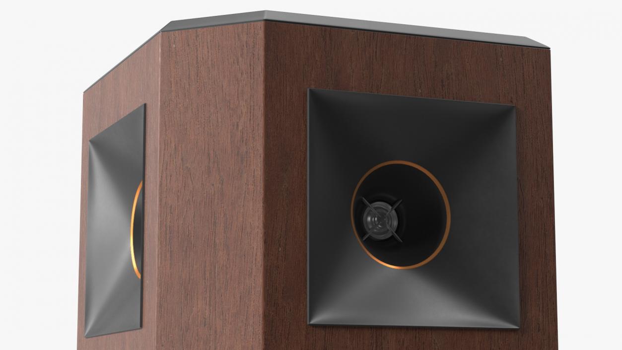 Wall Mount Home Speaker Brown 3D model