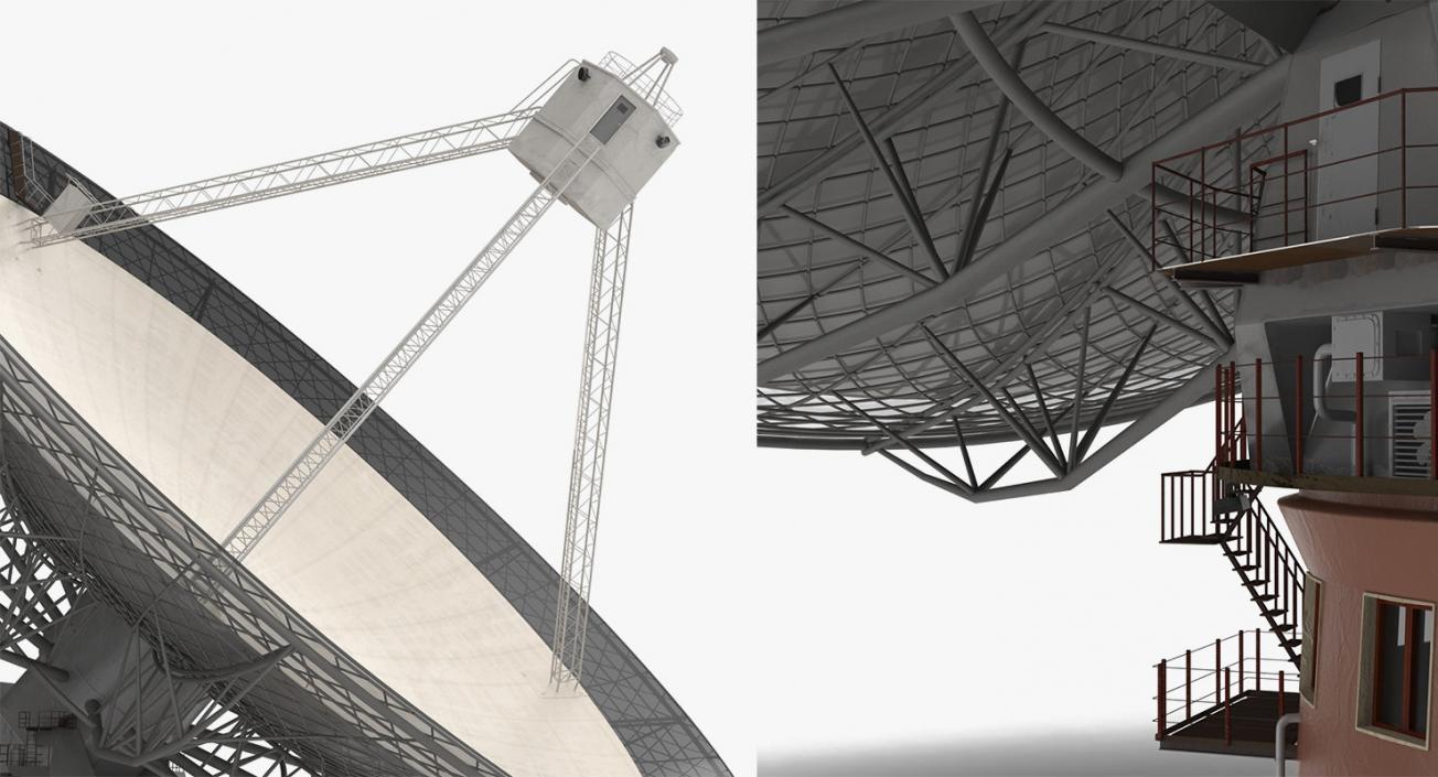 Radio Telescopes Collection 3D