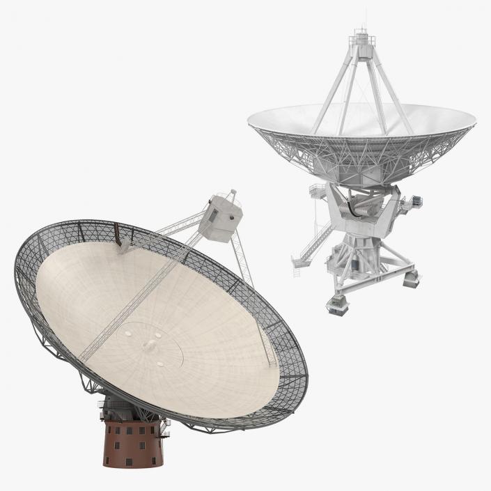 Radio Telescopes Collection 3D