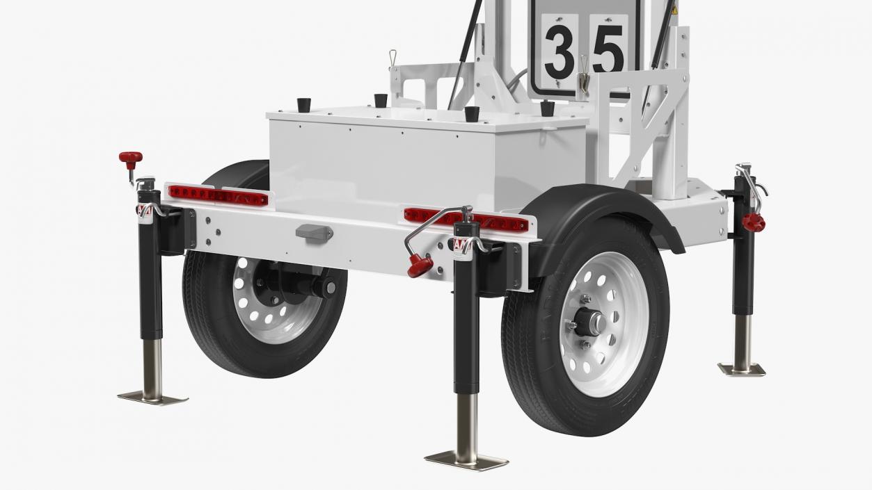 3D Decatur Speed Radar Trailer 300MX model