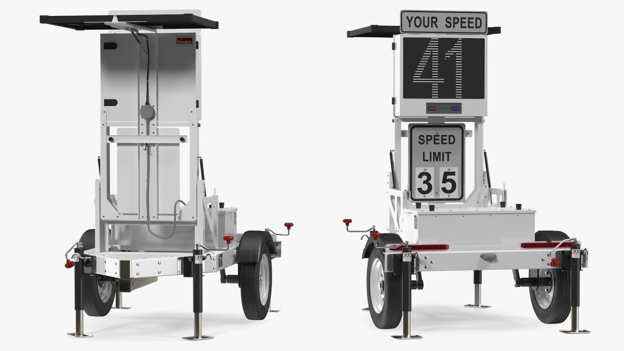 3D Decatur Speed Radar Trailer 300MX model