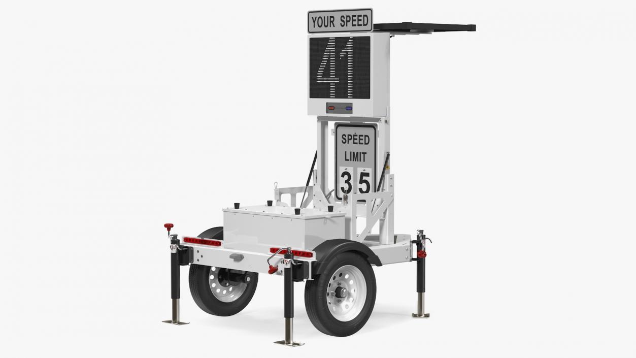 3D Decatur Speed Radar Trailer 300MX model