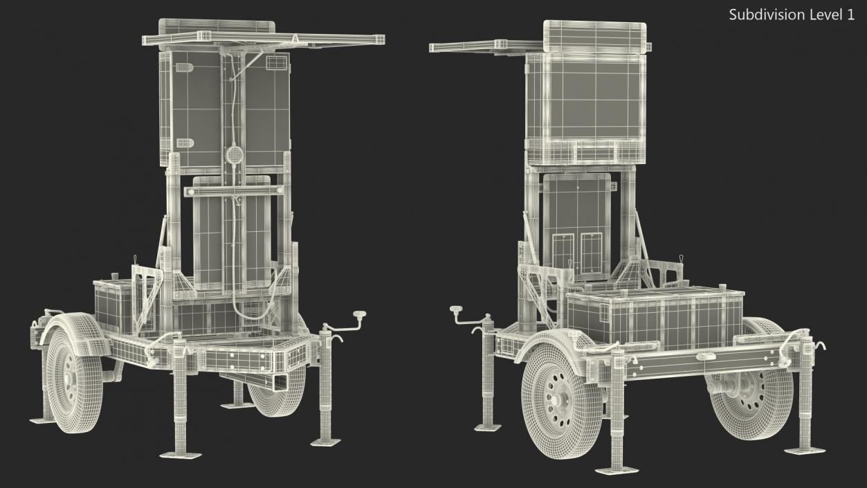 3D Decatur Speed Radar Trailer 300MX model